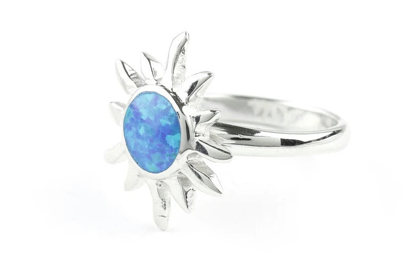 Solar Opal Ring