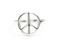 Small Peace Sign Ring