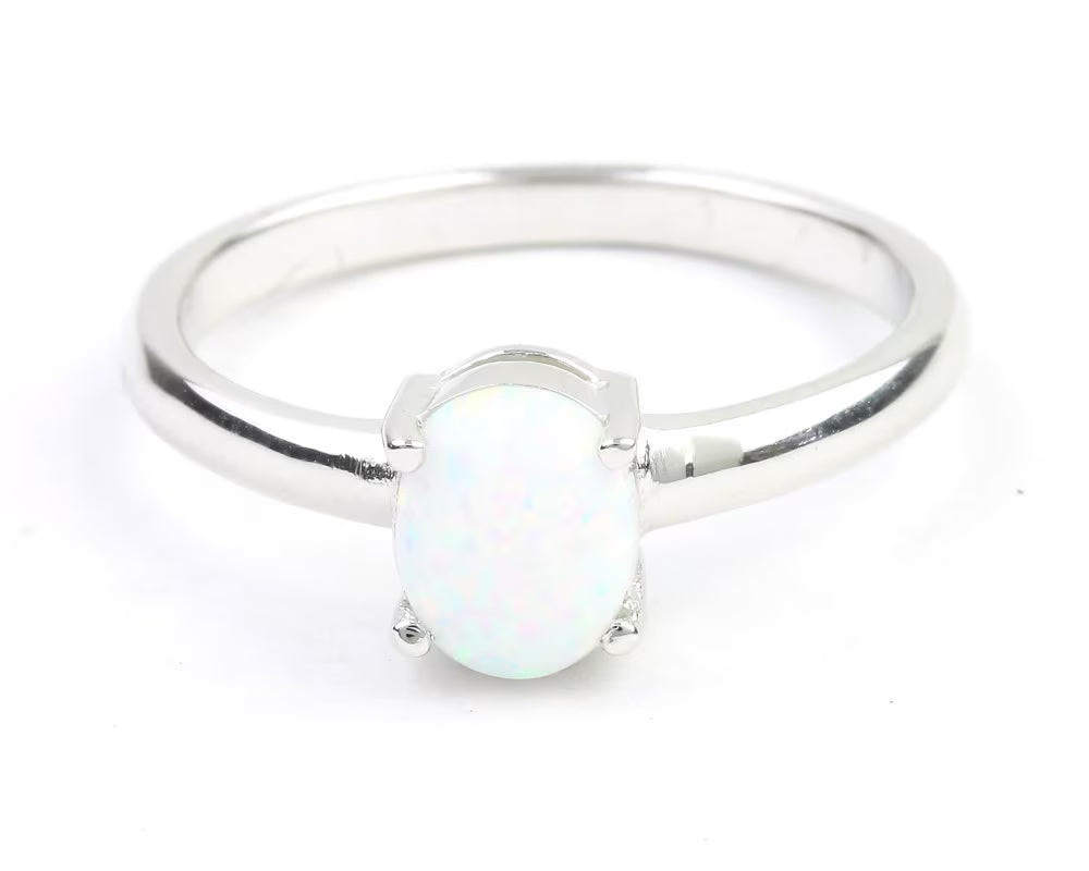 Arctic Opal Ring