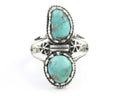 Turquoise Blossom Ring
