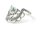 Turquoise Mandala Ring