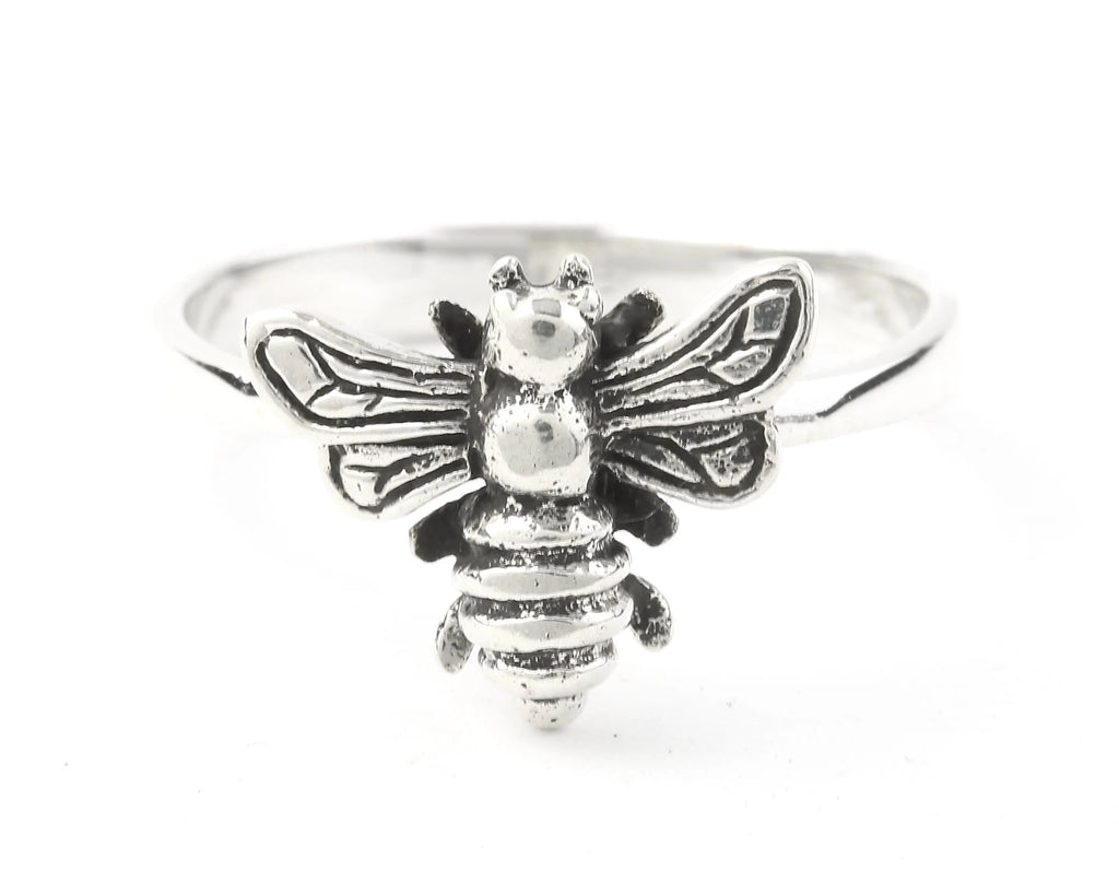 Solitaire Bee Ring