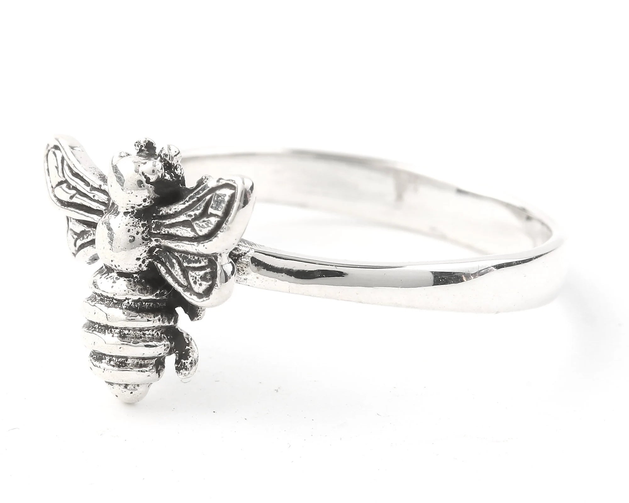 Solitaire Bee Ring