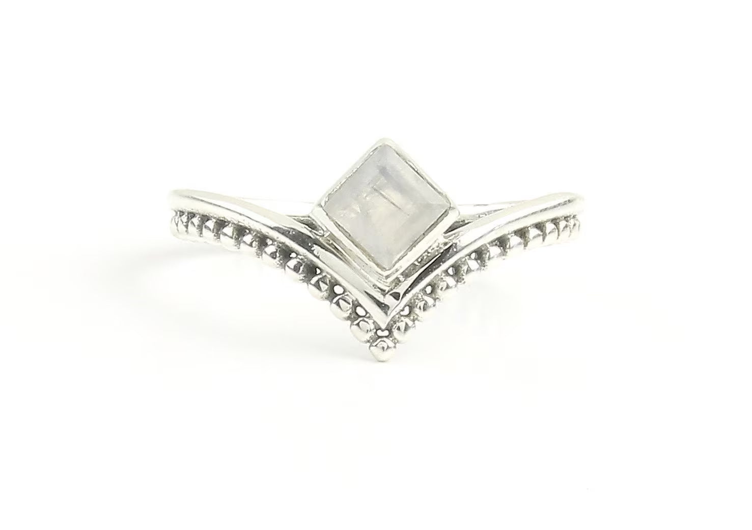 Marble Moonstone Ring