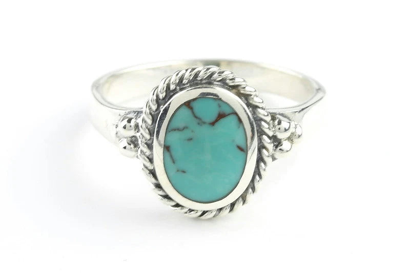 New Moon Turquoise Ring